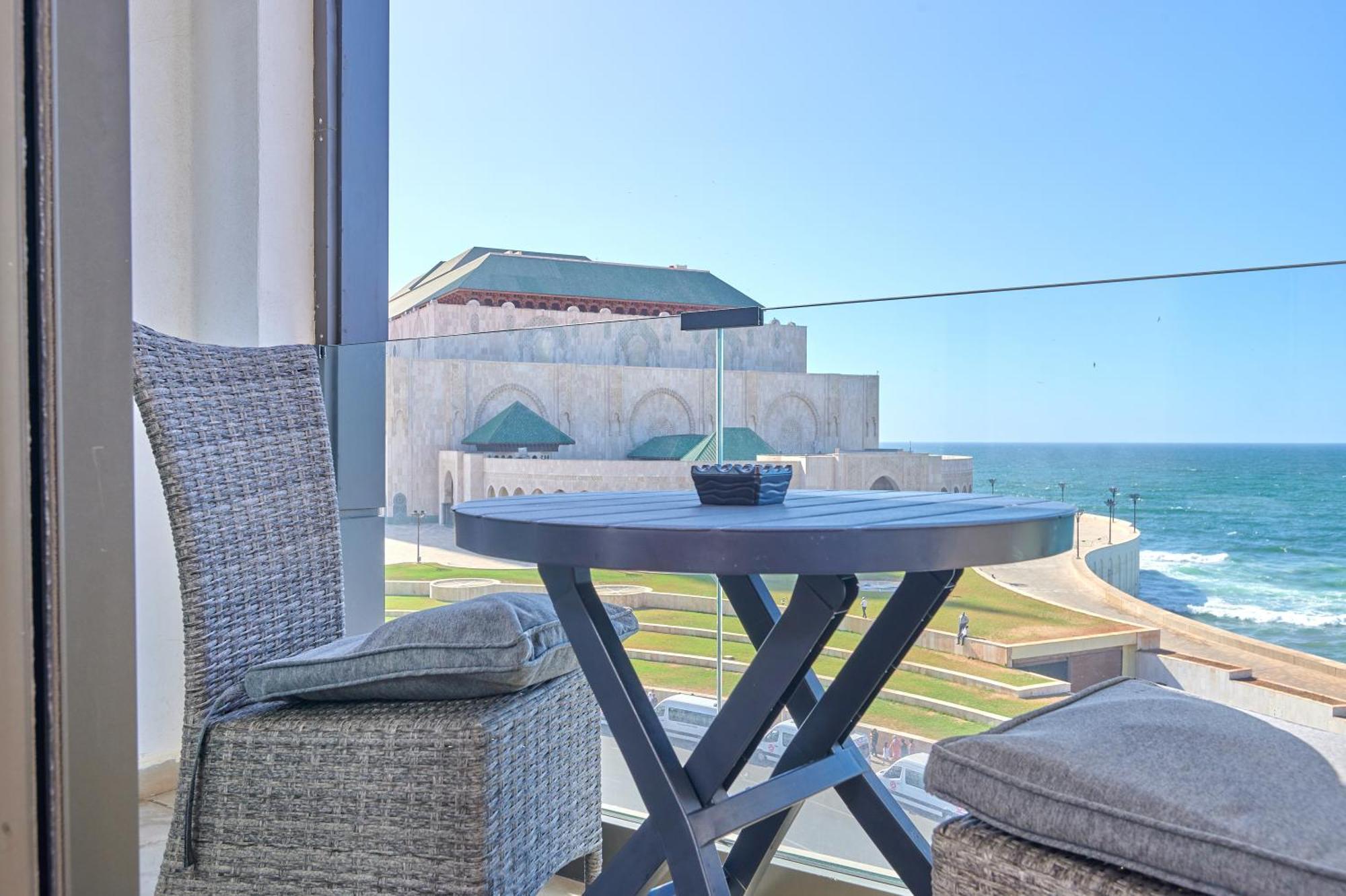קזבלנקה Apartment Sea View B2 - Mosquee Hassan II - By Thecasaedition מראה חיצוני תמונה